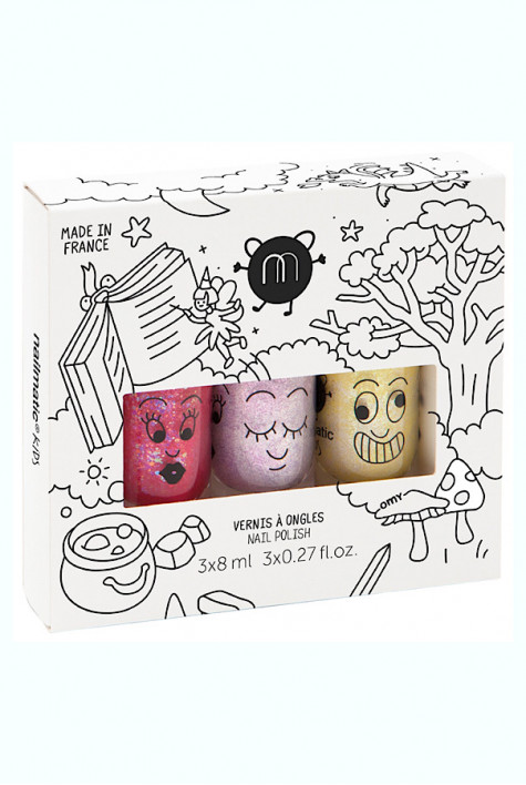 Coffret 3 vernis Magic Forest NAILMATIC Coffret 3 vernis Magic Forest NAILMATIC