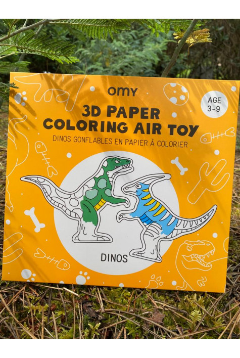 Jouet gonflable à colorier Air Toy Dinos OMY