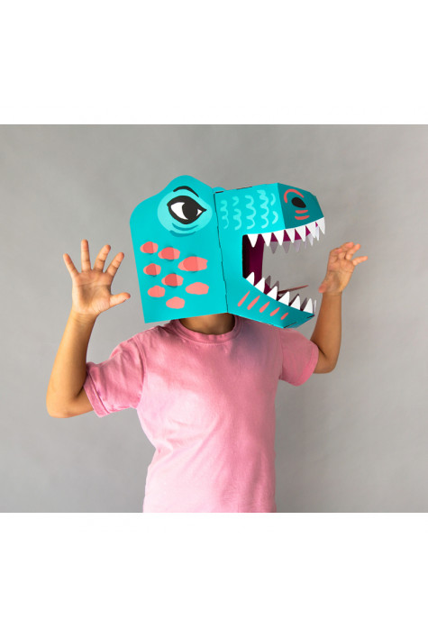 Masque 3D en carton REX OMY Masque 3D en carton REX OMY