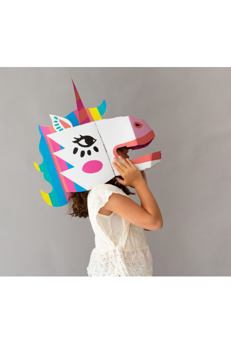 Masque 3D en carton LILY OMY Masque 3D en carton LILY OMY