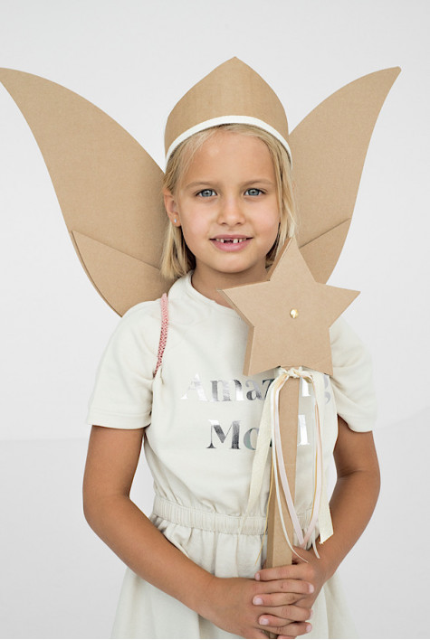 DIY déguisement Fairy KOKO CARDBOARDS