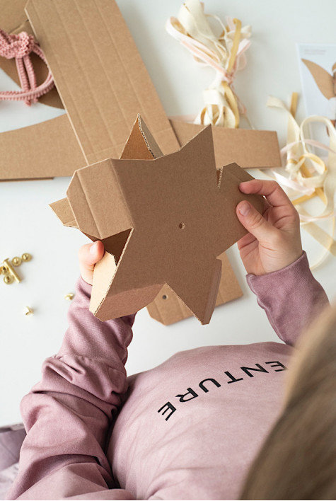 DIY déguisement Fairy KOKO CARDBOARDS