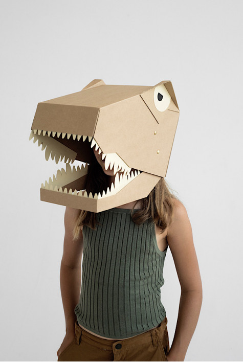 DIY déguisement T-Rex KOKO CARDBOARDS