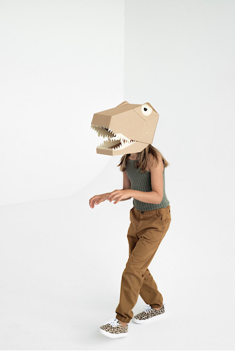 DIY déguisement T-Rex KOKO CARDBOARDS