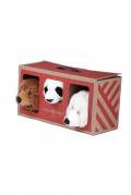 Coffret 3 mini têtes Ours WILD AND SOFT Coffret 3 mini têtes Ours WILD AND SOFT