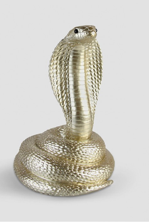 Tirelire serpent doré Klevering