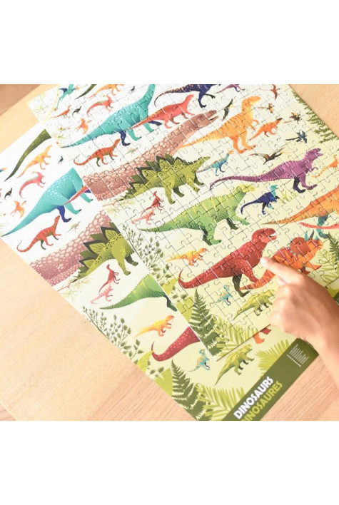 Puzzle 280pièces Dinosaures POPPIK