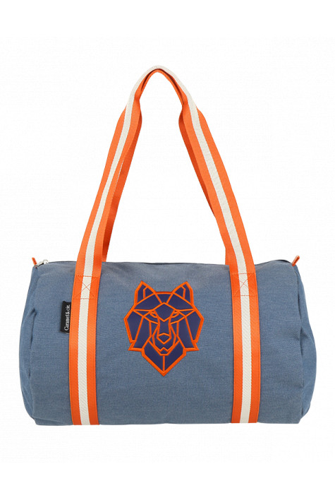 Sac weekend Loup bleu CARAMEL ET CIE