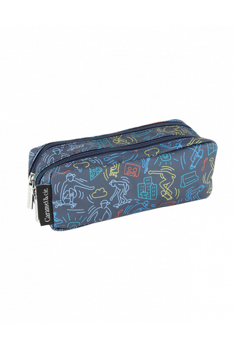 Trousse double Skate CARAMEL ET CIE