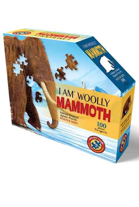 Puzzle I am woolly mammouth 100 pièces DAM