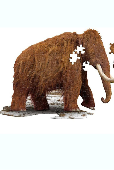 Puzzle I am woolly mammouth 100 pièces DAM