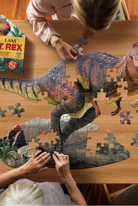 Puzzle I am T rex 100 pièces DAM