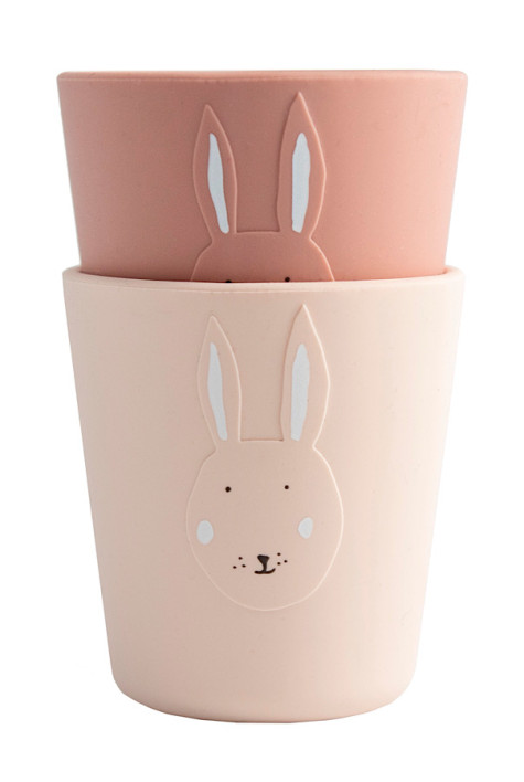 2 gobelets en silicone Mrs Rabbit TRIXIE BABY