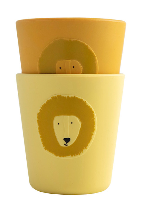 2 gobelets en silicone Mr Lion TRIXIE BABY