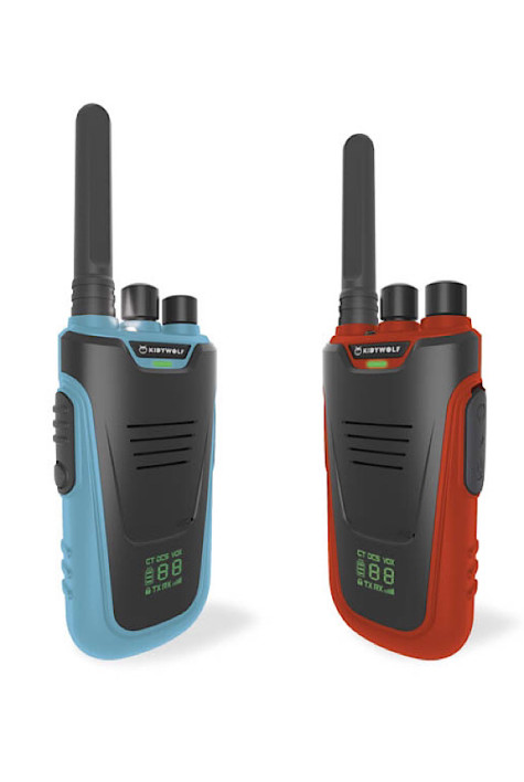 Paire de talkies walkies bleu et rouge Kidytalk NESPART