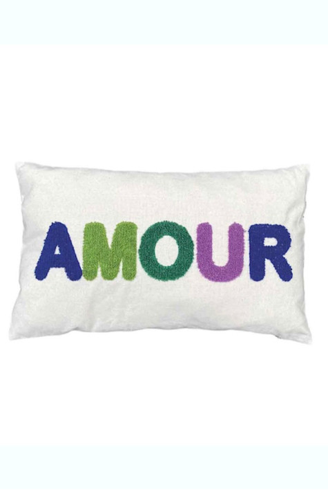 Coussin Influence vert Amour OPJET