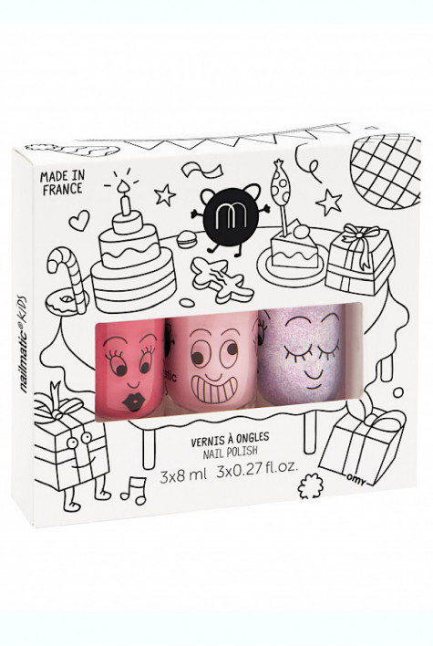 Coffret 3 vernis party NAILMATIC Coffret 3 vernis party NAILMATIC