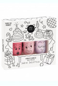 Coffret 3 vernis party NAILMATIC Coffret 3 vernis party NAILMATIC