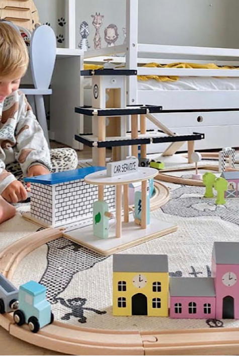 Circuit de train ELEMENTS FOR KIDS/JABADABADO